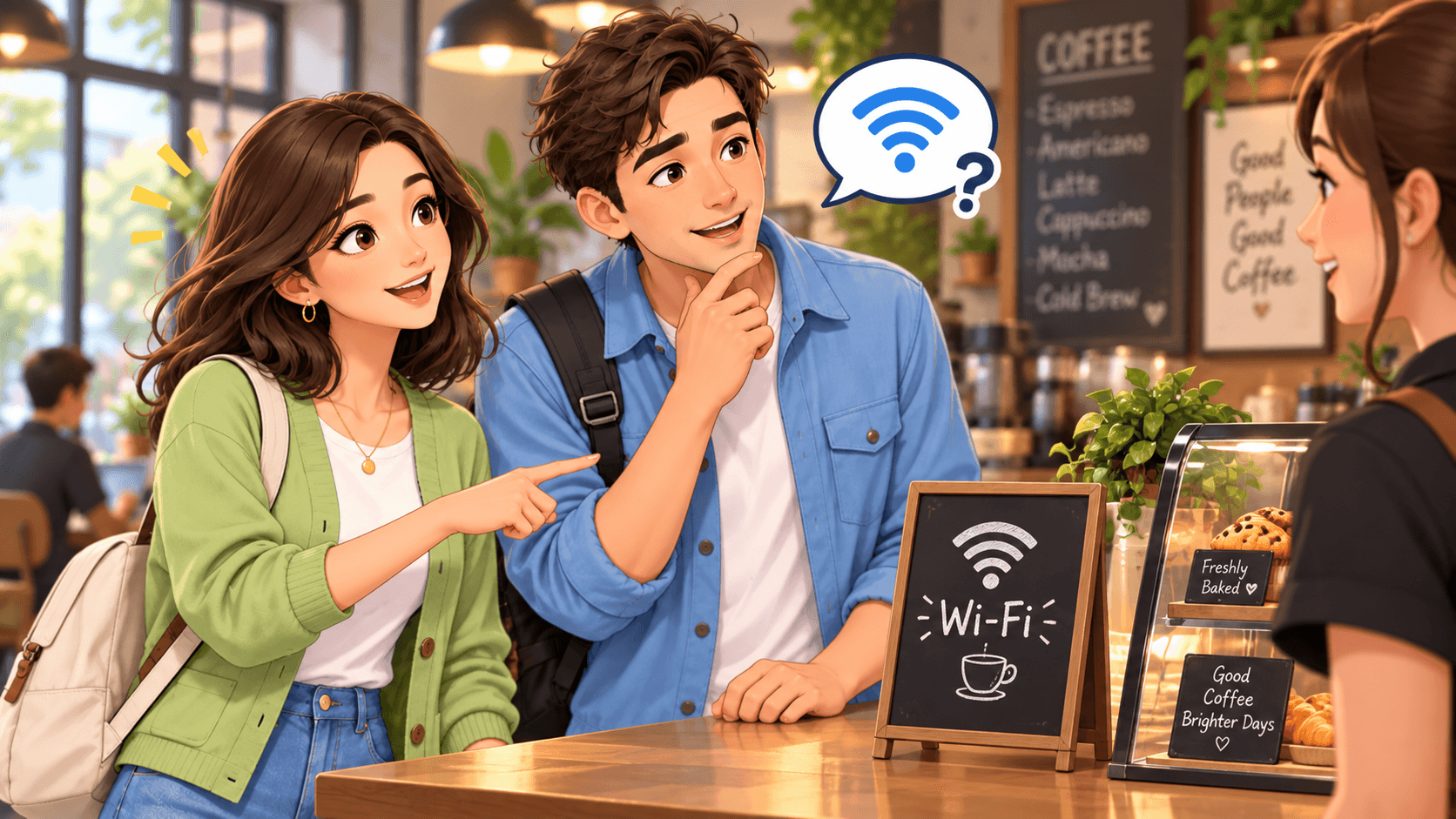 Hỏi mật khẩu Wi-Fi